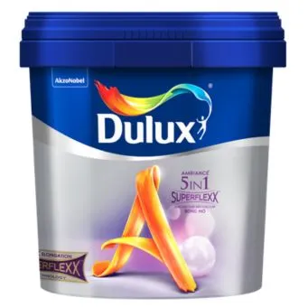 Dulux Ambiance 5IN1 Superflexx – Bề Mặt Bóng Mờ (Z611-WHITE) – 5L