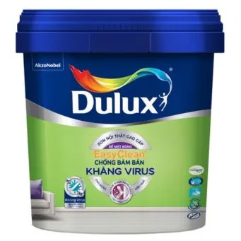 Dulux EasyClean Chống Bám Bẩn Kháng Virus – Bề Mặt Bóng (E017B) – 5L, 15L
