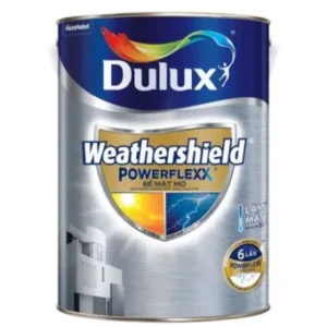 Dulux Weathershield Powerflexx – Bề Mặt Mờ (GJ8) – 1L, 5L
