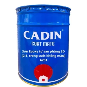 Sơn Epoxy tự san phẳng 3D (2_1, trong suốt không màu) – A251