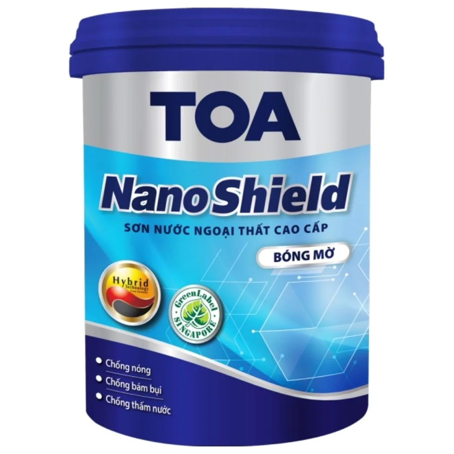 TOA NanoShield Bóng Mờ - 1L, 5L, 15L